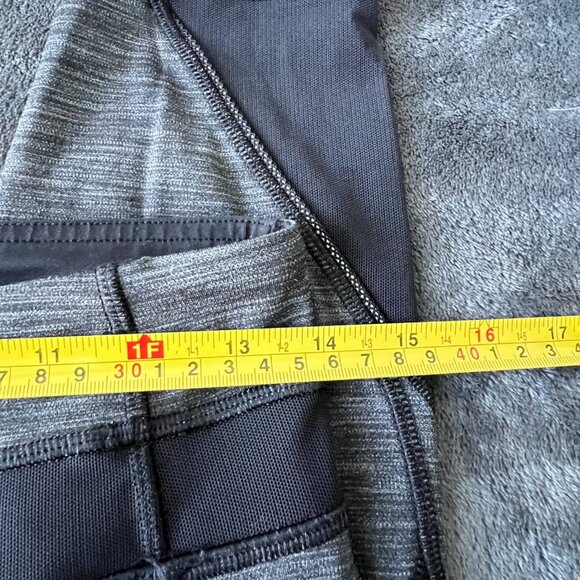 Lululemon Athletica Inspire Tight II Heathered Black/Black Size 6 - Picture 3 of 6